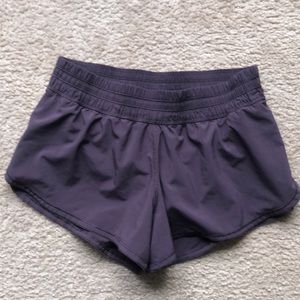 Lululemon low rise running shorts